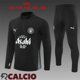 Insieme Tuta Calcio Manchester City Bambino Nero 2025/2026