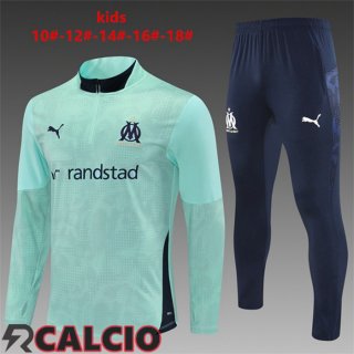 Insieme Tuta Calcio Marsiglia OM Bambino Verde 2025/2026