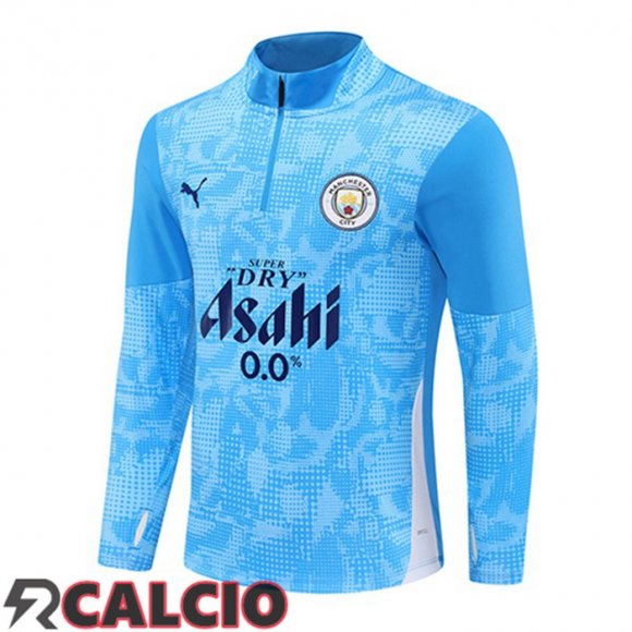 Felpa Allenamento Manchester City Blu 2025/2026