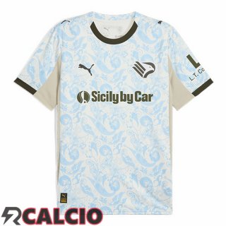 Terza Maglie Calcio Palerme FC Bianco Blu 2025/2026