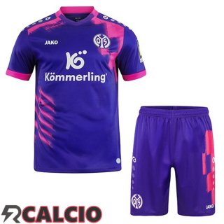 Seconda Maglie Calcio FSV Mainz 05 Bambino Viola 2025/2026