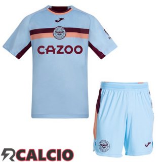Terza Maglie Calcio Brentford FC Bambino Blu 2025/2026