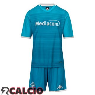 Terza Maglie Calcio ACF Fiorentina Bambino Blu 2025/2026