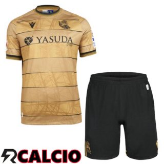 Seconda Maglia Real Sociedad Bambino Giallo 2024/2025