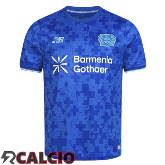 Terza Maglie Calcio Bayer 04 Leverkusen Blu 2025/2026