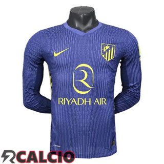 Seconda Maglie Calcio Atletico Madrid Manica Lunga 2025/2026