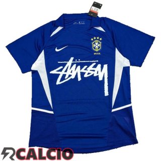 Seconda Maglie Calcio Brasile x Stussy Retro 2002