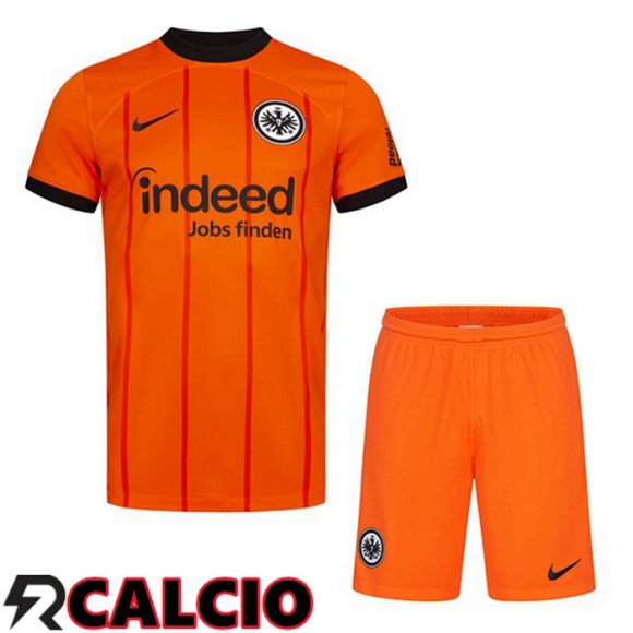 Terza Maglia Eintracht Frankfurt Bambino Arancia 2024/2025