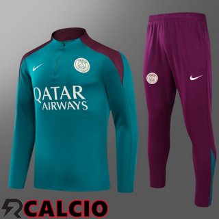 Insieme Tuta Calcio Paris PSG Bambino Verde 2024/2025