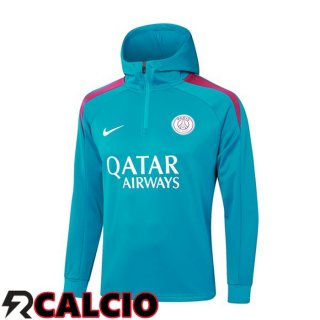 Felpa Con Cappuccio Paris PSG Blu 2024/2025