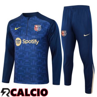 Insieme Tuta Calcio FC Barcellona Blu Reale 2024/2025