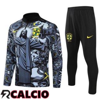 Insieme Tuta Calcio Brasile Nero 2024/2025