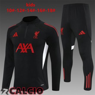 Insieme Tuta Calcio FC Liverpool Bambino Nero 2025/2026