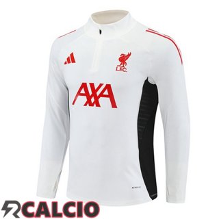 Felpa Allenamento FC Liverpool Bianco 2025/2026