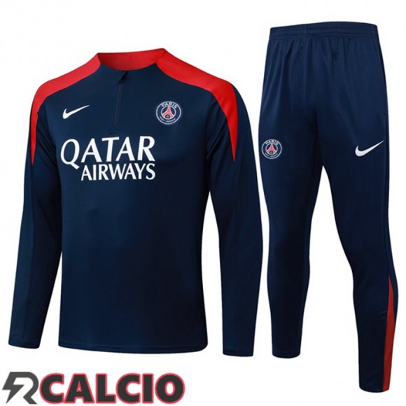 Insieme Tuta Calcio Paris PSG Blu Reale 2025/2026
