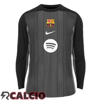 Maglie Calcio FC Barcellona Portiere Manica Lunga Nero 2025/2026
