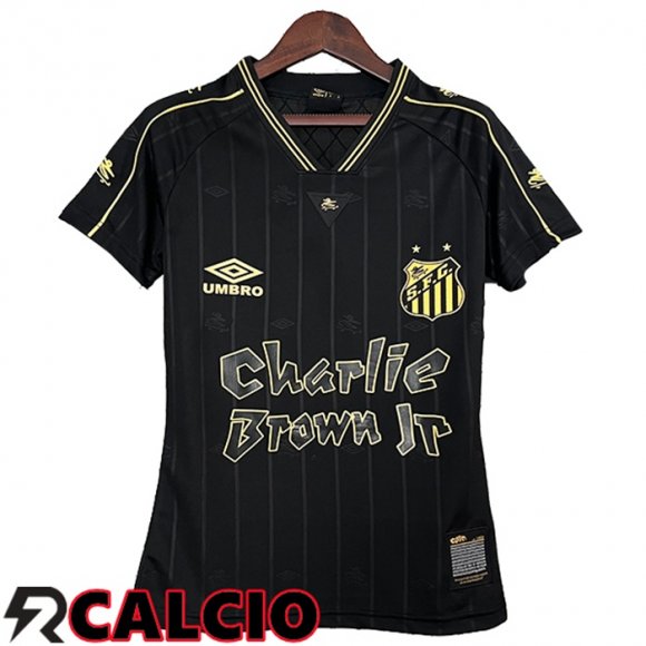 Maglie Calcio Santos FC Donna Edizione Speciale Nero 2024/2025