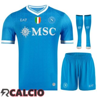 Insieme Prima Maglia SSC Napoli (Pantaloncini + Calzini) 2025/2026