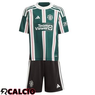 Seconda Maglia Manchester United Bambino Verde 2023/2024