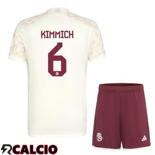 Terza Maglia Bayern Monaco (Kimmich 6) Bambino Giallo 2023/2024
