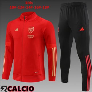 Insieme Tuta Calcio - Giacca Arsenal Bambino Rosso 2023/2024
