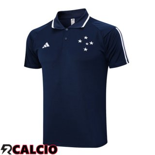 Maglia Polo Cruzeiro EC Blu Reale 2023/2024