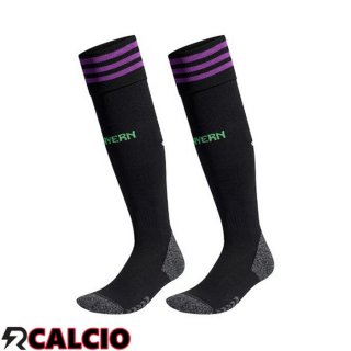 Seconda Calzini Calcio Bayern Monaco Nero 2023/2024