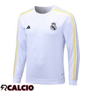 Felpa Allenamento Real Madrid Bianco 2023/2024