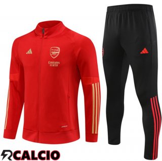 Insieme Tuta Calcio - Giacca Arsenal Rosso 2023/2024