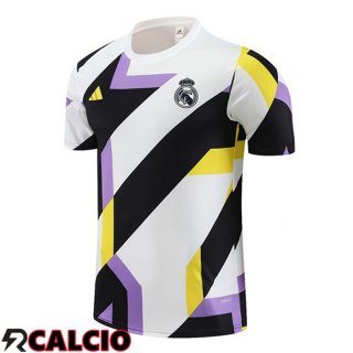 T Shirt Allenamento Real Madrid Bianco Nero 2023/2024