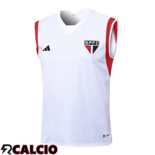 Canotta Calcio Sao Paulo FC Bianco 2023/2024