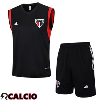 Canotta Calcio Sao Paulo FC + Pantaloncini Nero 2023/2024