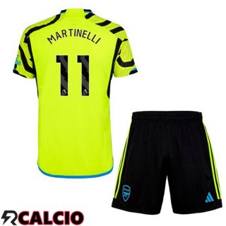 Seconda Maglia Arsenal (MARTINELLI 11) Bambino Verde 2023/2024