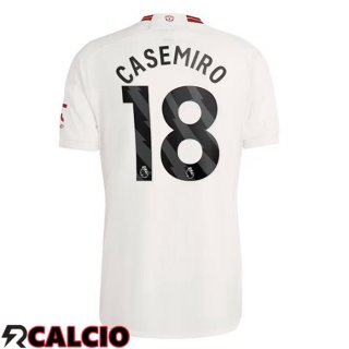 Terza Maglia Manchester United (Casemiro 18) Bianco 2023/2024