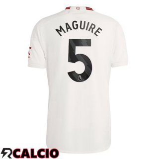 Terza Maglia Manchester United (Maguire 5) Bianco 2023/2024