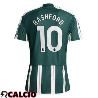Seconda Maglia Manchester United (Rashford 10) Verde 2023/2024