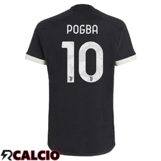 Terza Maglia Juventus (POGBA 10) Juventus Nero 2023/2024  Terza Maglia Juventus (POGBA 10) Juventus Nero 2023/2024
