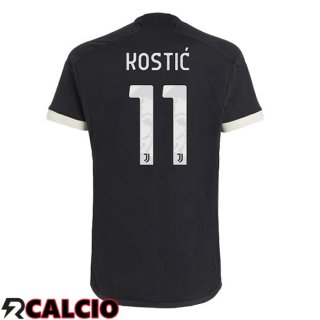 Terza Maglia Juventus (KOSTIĆ 11) Juventus Nero 2023/2024  Terza Maglia Juventus (KOSTIĆ 11) Juventus Nero 2023/2024