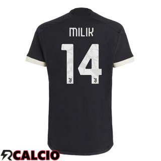 Terza Maglia Juventus (MILIK 14) Juventus Nero 2023/2024  Terza Maglia Juventus (MILIK 14) Juventus Nero 2023/2024