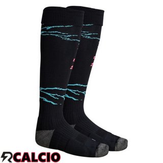 Terza Calzini Calcio Manchester City Blu Nero 2023/2024