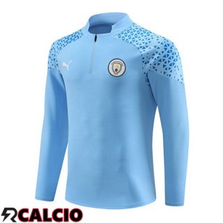 Felpa Allenamento Manchester City Blu 2023/2024