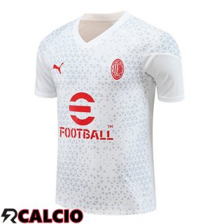 T Shirt Allenamento AC Milan Bianco 2023/2024