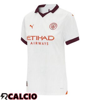Seconda Maglia Manchester City Donna Bianco 2023/2024