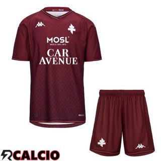 Prima Maglia FC Metz Bambino Rosso 2023/2024