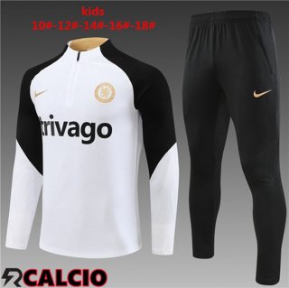Insieme Tuta Calcio FC Chelsea Bambino Bianco 2023/2024