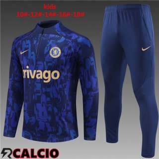 Insieme Tuta Calcio FC Chelsea Bambino Blu 2023/2024
