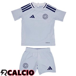 Terza Maglia Leicester City Bambino Grigio 2024/2025