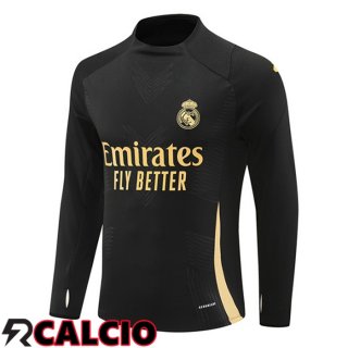 Felpa Allenamento Real Madrid Nero 2024/2025