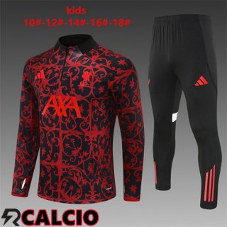 Insieme Tuta Calcio FC Liverpool Bambino Rosso Nero 2025/2026