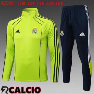 Insieme Tuta Calcio Real Madrid Bambino Verde 2025/2026